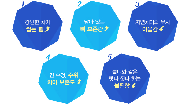 임플란트의 실용적인기능